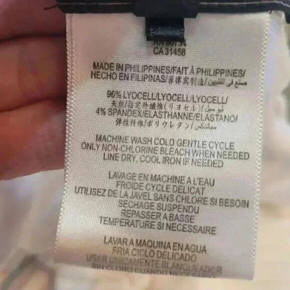 BCBGMAXAZRIA Women's White Lyocell/Spandex Knit Jacklin Raglan Open Front Hi-Lo - Picture 10 of 10